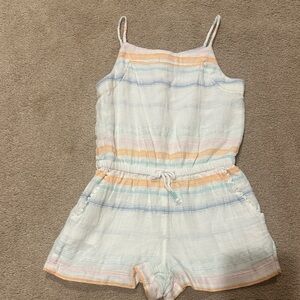 Polo by Ralph Lauren Kids Pastel Striped Romper